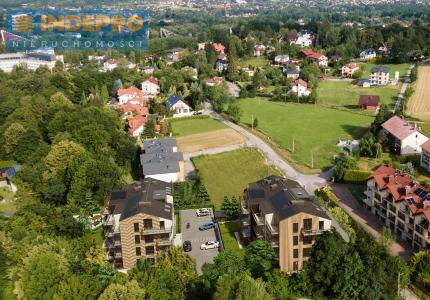 okolica zdjęcie z drona +wizualizacja inwestycji