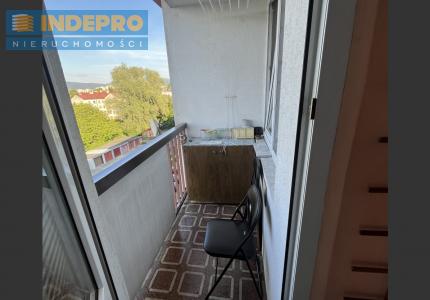 Wyjście na balkon z salonu