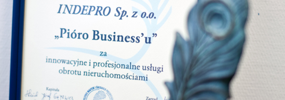 INDEPRO Nagroda Pi&oacute;ro Biznesu
